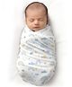 Carerio's Baby Wrapper Ultra-Soft, Breathable & Stretchy Baby Wrap for Newborns & Infants - Sunny Skies Design Printed