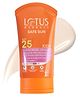 Lotus Herbals Safe Sun Kids Sunscreen Cream - Sensitive Skin Formula | Spf 25 | Non Greasy | Sweat & Waterproof | 50 g