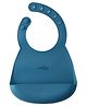 CUBKINS Bib for Babies, Infants & Toddlers | Lightweight | Travel Friendly | Adjustable | Safe & Sturdy | 100% Silicone | BPA Free, Food Grade, FDA Approved | Easy to Clean (Blue Olive)