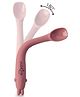 CUBKINS Early Feeding Bendable Spoon for Babies & Infants | 100% Pure Silicone | 180° Bendable | Promotes Self-Feeding | Safe, BPA Free, Food Grade, FDA Approved | Washable & Reusable (Raspberry)