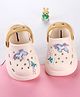 Cute Walk by Babyhug Clogs with Unicorn Applique & Back Strap - White