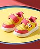 ONYC Bear Applique Detailed Colour Blocked Sneakers With Velcro Closure - Yellow