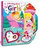 Princess Fun Colouring Sticker Activity Book with Over 100 Stickers for Girl Kids, Children and Toddlers Language-English