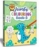 Jumbo Creative Colouring Book(Level 5) for Kids and Children - Drawing, Coloring, Painting and Art Book with Colour Reference - Language-English