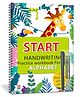 Start Handwriting Practice Alphabet Writing Books English Language - Letter Word and Sentence Writing Practice illustrated Book, Fun and Educational - Language-English