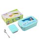 Youp stainless steel spring green color kids lunch box foodie-850 ml