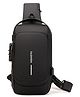 Awestuffs Crossbody Anti Theft Sling Bag Multipurpose Daypack with USB Charging point Lightweight Casual Shoulder Chest Bag Backpack For Hiking Travel Unisex