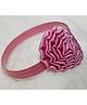 BABY Charm Floral Applique Detailed Headband - Pink
