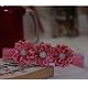 BABY Charm Floral Applique Detailed Stones Embellished Headband - Mauve