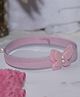 BABY Charm Butterfly Applique Detailed Pearls Embellished Headband - Baby Pink
