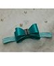 BABY Charm Stones Embellished Double Bow Applique Detailed Headband - Light Blue