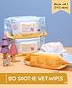Bio Soothe Wet Wipes 72 Pieces Each - Pack of 3