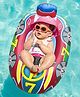 Muren Float Ring, Eco-Friendly Leg Openings Design Swimming Float Seat with steering wheel for Kids 6-36 months -Multicolor