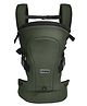 Babyhug CuddleNest 3 in 1 Ergonomic Baby Carrier - Green| Ideal for Carrying 3.6-15 kg Babies Age 5-36 mons| Paded Legopening| Optimal Weight Distribution| Adjustable Safety Buckle| Breathable Fabric
