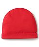 Doodle Poodle Interlock Knit Solid Colour Cap Red - Circumference 28 cm