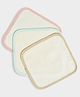 Mi Arcus Solid Knitted Soft Premium Cotton Hanky Pack of 3 White -23x23 cm