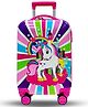 Junior Joe 20 Inch Kids Trolley Bag  Unicorn Print, Polycarbonate Hard Shell, Cabin Size Luggage with Spinner Wheels  Multicolor