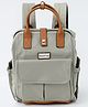 Bonfino Bambino Luxe Smart Multipurpose Diaper Backpack with Diaper Changing Mat| Adjustable Padded Shoulder Strap| Insulated Bottle Pouches| Secret Back Pouch| Wipes Dispense - Olive Green