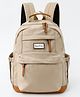 Bonfino Bambino Luxe Smart Multipurpose Diaper Backpack with Diaper Changing Mat| Adjustable Padded Shoulder Strap| Insulated Bottle Pouches| Secret Back Pouch| Wipes Dispense - Beige