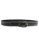 Childway Solid Pentagon Shaped Belt - Black