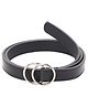 Childway Solid Round Shaped Belt - Black