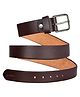 Childway Solid Square Shaped Belt - Brown