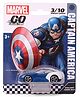 Marvel Go Single Knight Captain America Toy Car - Blue