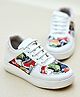 Shoetopia Shoes Designed Lace Up Sneakers - White