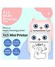 YAMAMA Animal Theme Thermal X15 Mini Printer 57*25mm Label Sticker Printer, Color Paper Printing, Wireless Bluetooth Connectivity  Color May Vary