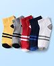 Pine Kids Knit Ankle Length Socks with Stripe Design Pack of 5 - Color May Vary