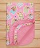 Mee Mee Bed Protector Plastic Mat Bear Print - Pink