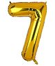 YAMAMA Party Balloon 24 Inch Number Seven Foil Balloon, Large Balloon for Birthday, Anniversary, Party & Event Decorations Air & Helium Compatible Reusable Shiny Finish  (Pack of 1  Color May Vary)
