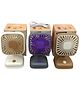 Yamama Mini USB Rechargeable Table Fan  1200mAh Pocket-Sized Cooling Fan with Silent Motor, Strong Airflow & Compact Design for Travel, Office, and Outdoor Use - (Pack of 1 - Color May Vary)