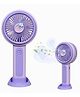 Yamama Rechargeable Handheld Fan  Cute Portable  Fan with Quiet Operation &  for Travel, Office & Desk Use  (Pack of 1 - Design And Color May Vary)