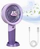 Yamama Rechargeable Handheld Fan  Cute Portable  Fan with Quiet Operation &  for Travel, Office & Desk Use  (Pack of 1 - Design And Color May Vary)