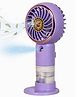 Yamama Mini Portable Handheld Fan with Mist Spray  3-Speed USB Rechargeable Cooling Fan with Water Tank & Detachable Base  Mist Fan for Travel, Office & Outdoors  (Pack of 1 - Color May Vary)