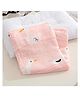 Kassy Pop 100% Bamboo Cotton Baby Swaddle Wrap Cum Receiving Blanket, 125x100 cm - Pink Duck Print