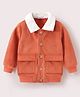 Mark & Mia Full Sleeves Solid Color Jacket with Patch Pocket - Orange