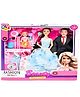 Kids Mandi Fashion Doll Set - Movable Plastic Dolls, Pretty Dress-Up, Ideal Gift for Girls, Role Play, Collectible Toys, Alia Doll Fashion Model