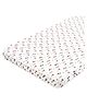 SOVANA 210TC Cotton Sateen Fitted Crib/Cotsheet - Ferns & Roses