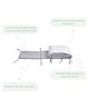 SOVANA Cotton Sateen Cot/Crib Bumper - Pets of the Galaxy