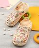 LIBERTY Bear & Rabbit Designed Perforated Clogs - Beige