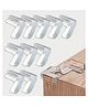 LuvLap Baby Proofing Corner Guards, 10 Pcs, Pre-Taped, Transparent, Thick Edge Cushions, Non-Toxic & BPA-Free for Safety, transperant