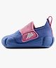 aretto Mesh Detailed & Colour Blocked With Velcro Expanding Shoes for growing Feet  - Purple