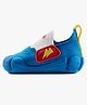 aretto Mesh Detailed & Colour Blocked With Velcro Expanding Shoes for growing Feet  - Blue