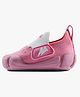 aretto Mesh Detailed & Colour Blocked With Velcro Expanding Shoes for growing Feet - Pink