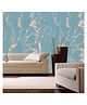 JAAMSO ROYALS Blue Marble Design Wallpaper For Home Décor & Wall Décor
