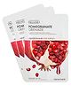 The Face Shop Real Nature Pomegranate Masksheet | Korean Skin care (Pack of 3) 20g Each