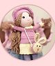 Happy Threads | Rasberina Doll|  Height 25.4 cm