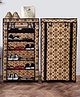 Urban Choice 6-Shelves Modular Metal Shoe Rack With Multicolor Cover - Perfect for Entryway & Closet Storage